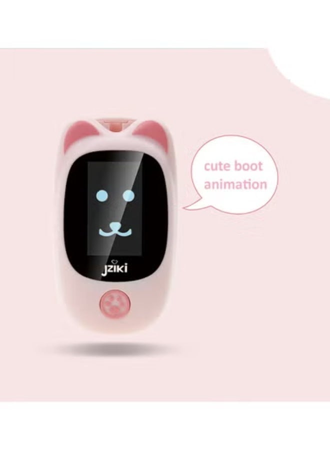 JZIKI Children's Pulse Oximeter - Fingertip Blood Oxygen Monitor,Pink - Image 2
